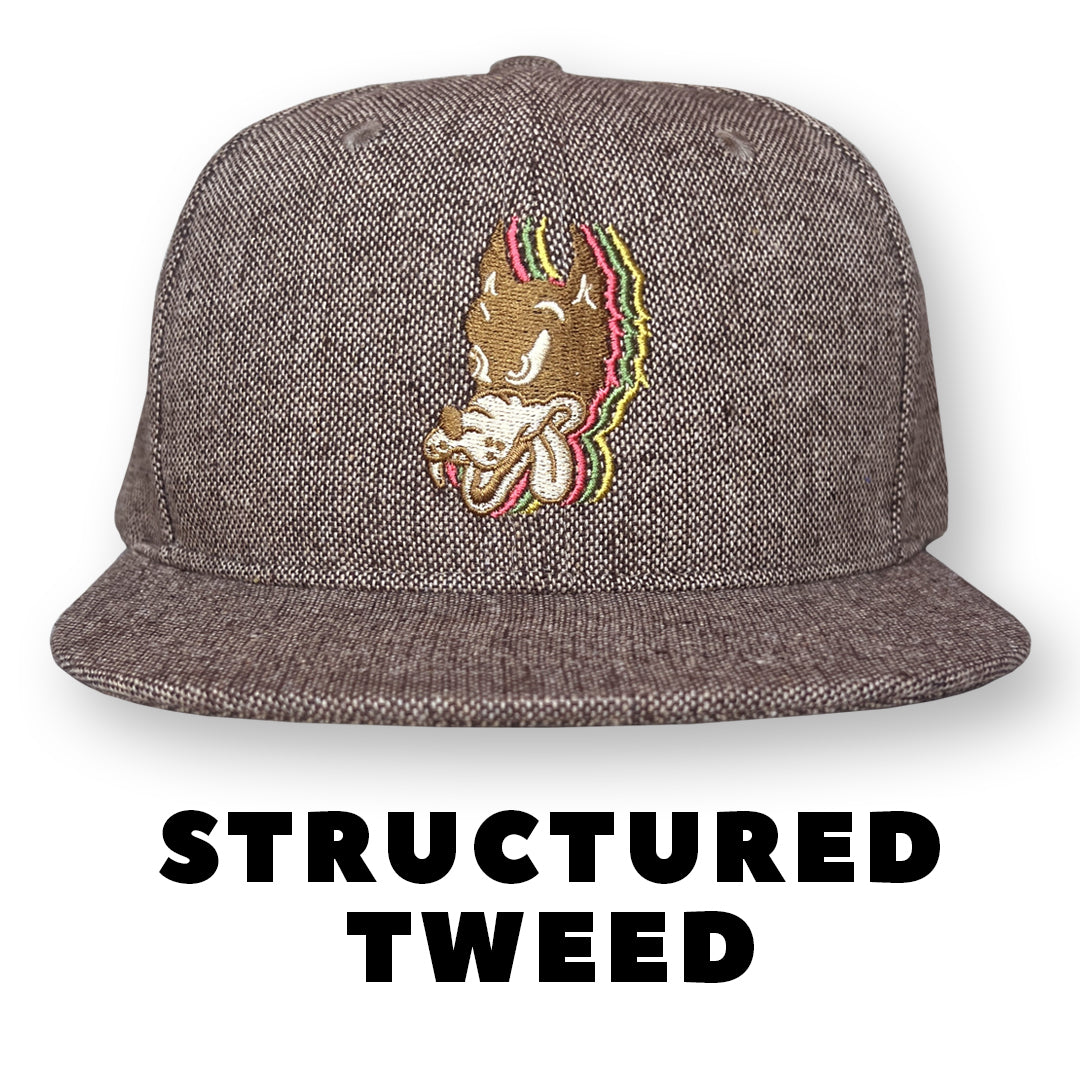 Structured Tweed Hats