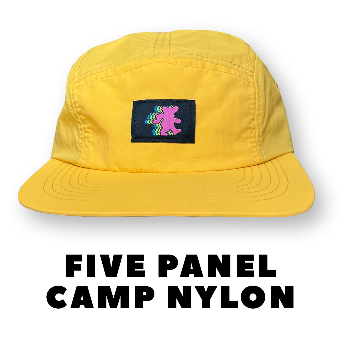 Nylon Five Panel Camp Hats