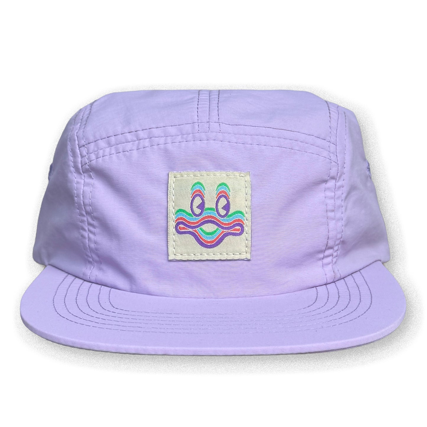 King Gizzard Five Panel Camp Hat / Lavender Nylon with Cyboogie Patch