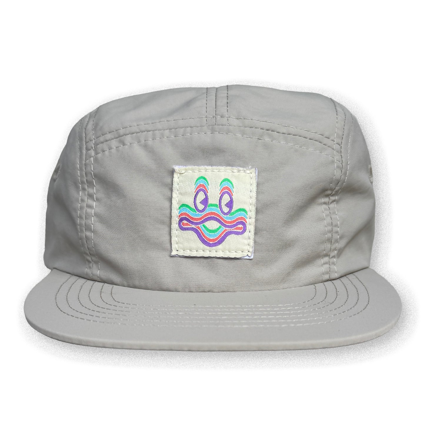 King Gizzard Five Panel Camp Hat / Sidewalk Nylon with Cyboogie Patch