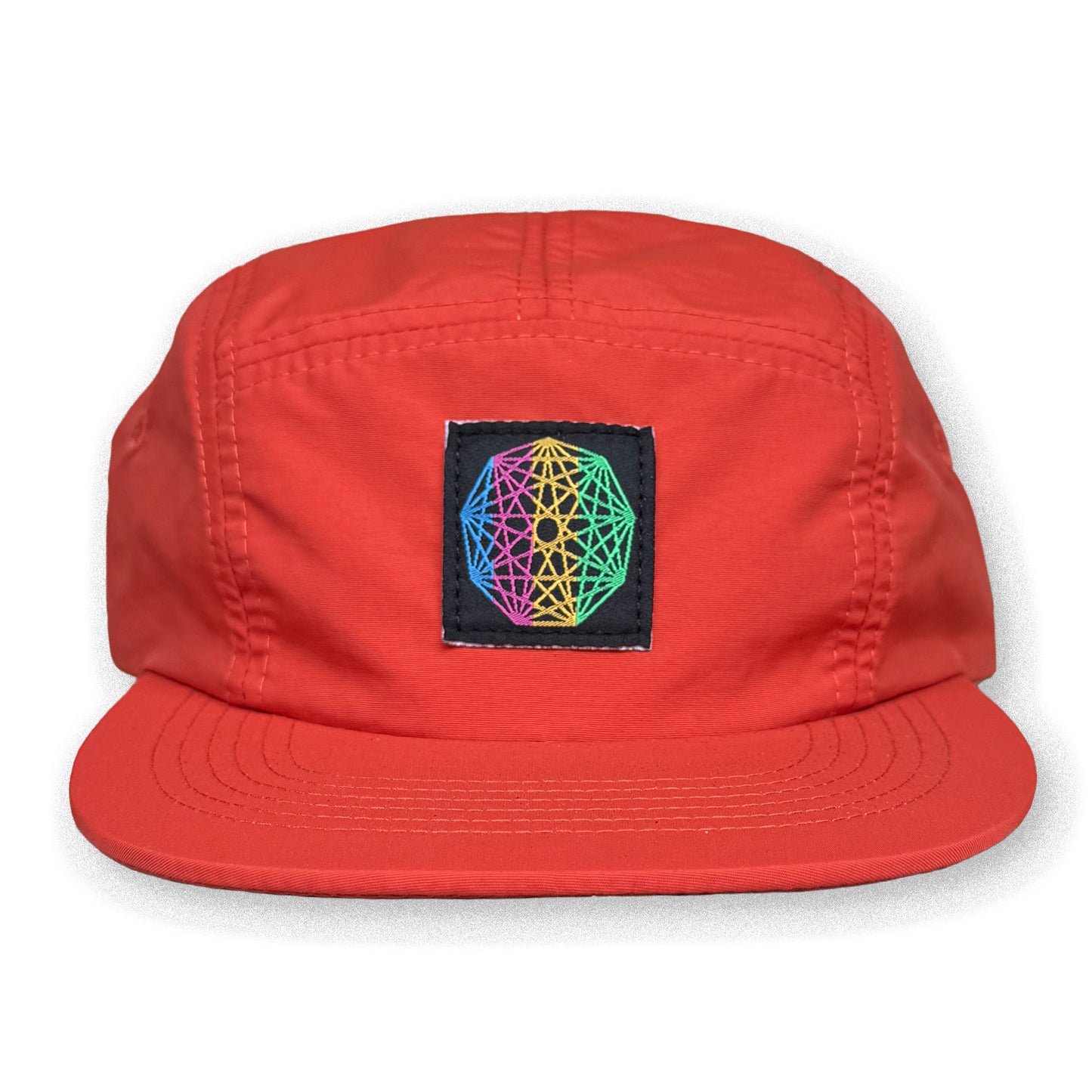 King Gizzard Five Panel Camp Hat / Life Jacket Nylon with Nonagon Patch