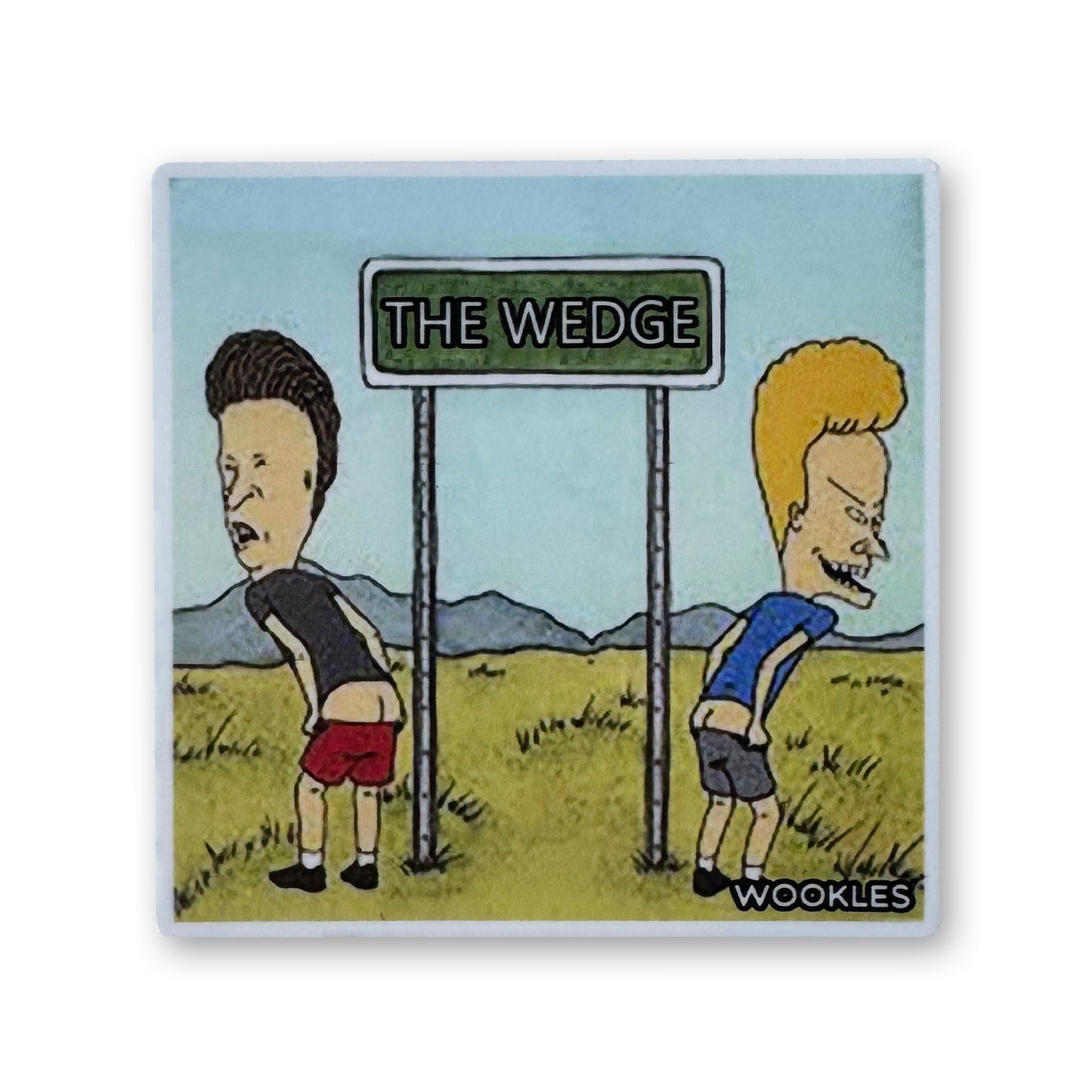 Beavis and Butthead Wedge Sticker