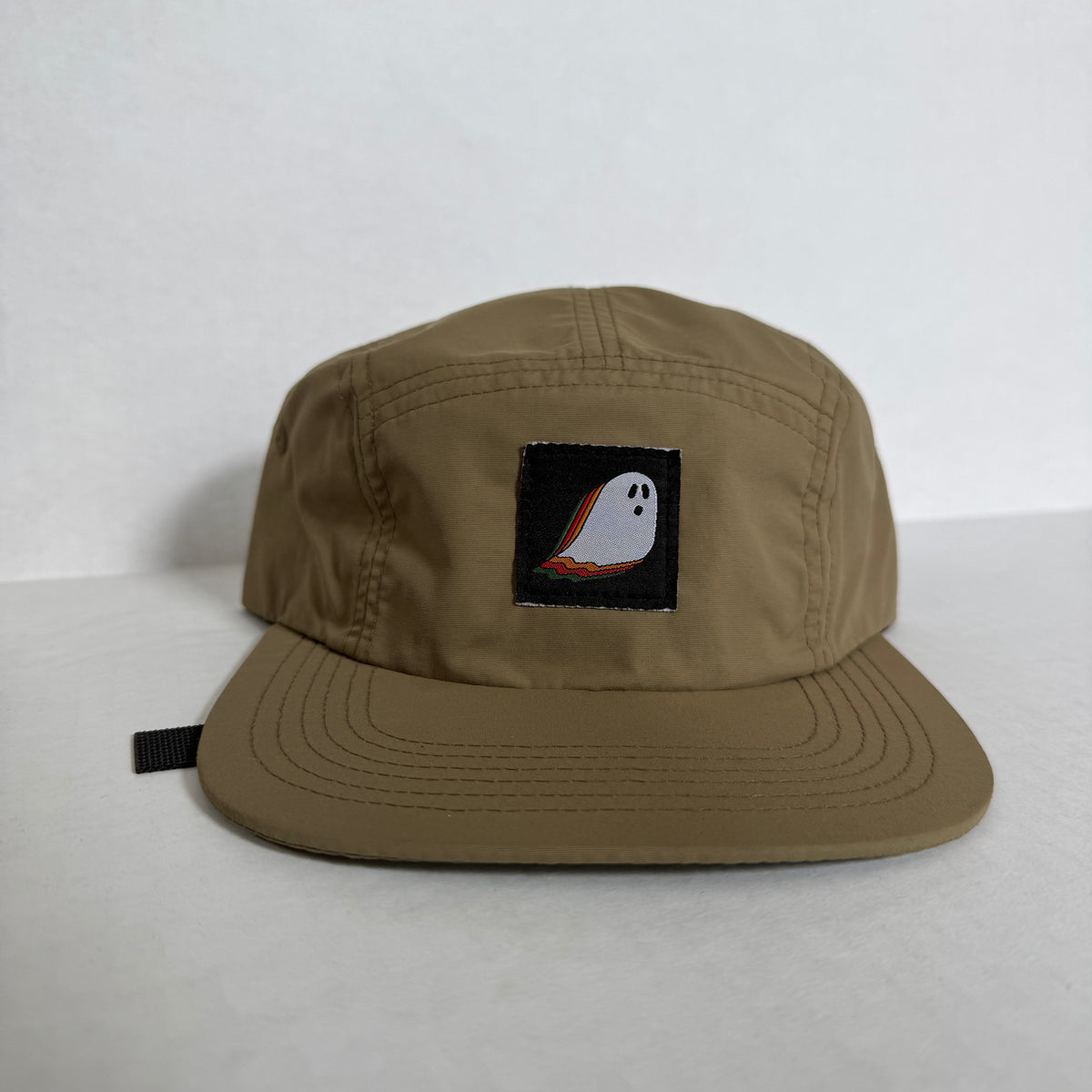 Display Hat Sale 5 Panel Nylon Ghost Khaki