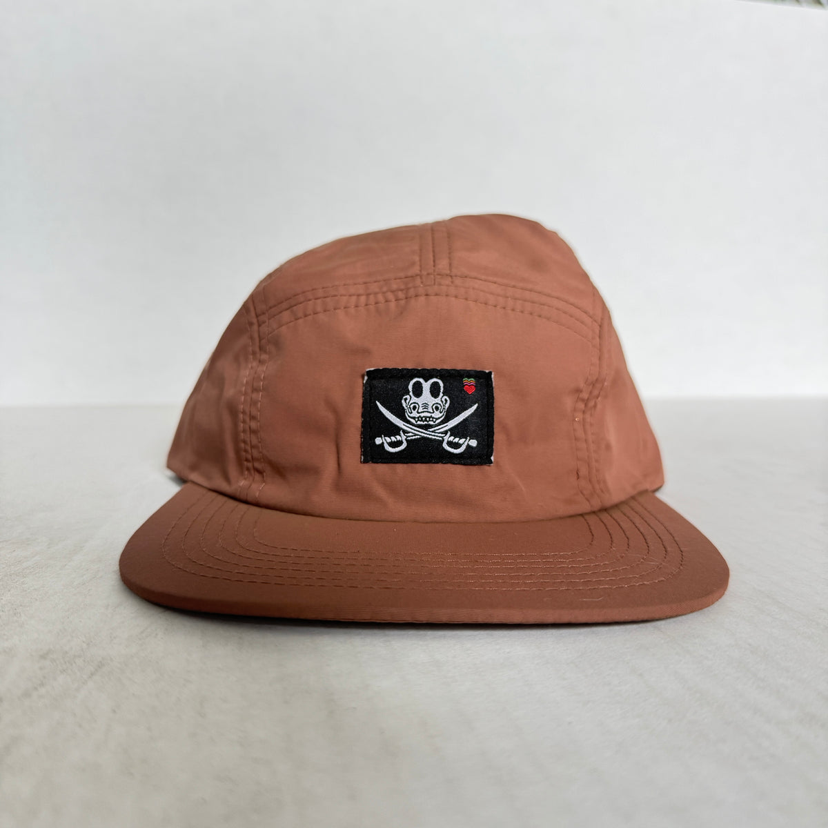 Display Hat Sale 5 Panel Nylon Pirate Gizzy Earth