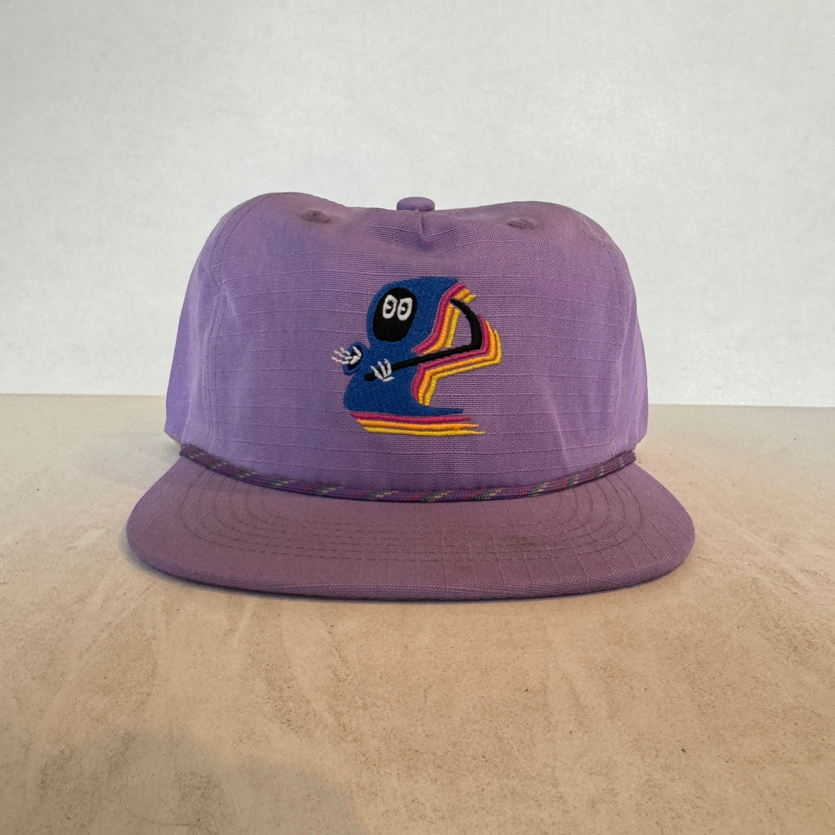 Display Hat Sale Ripstop Nylon Grim Reaper Purple