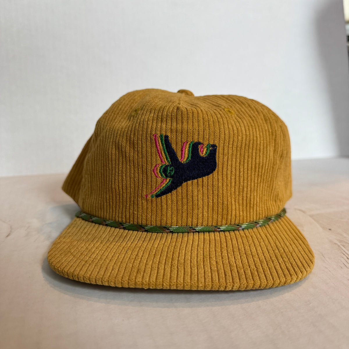 Display Hat Sale Corduroy Rope Sloth Yellow