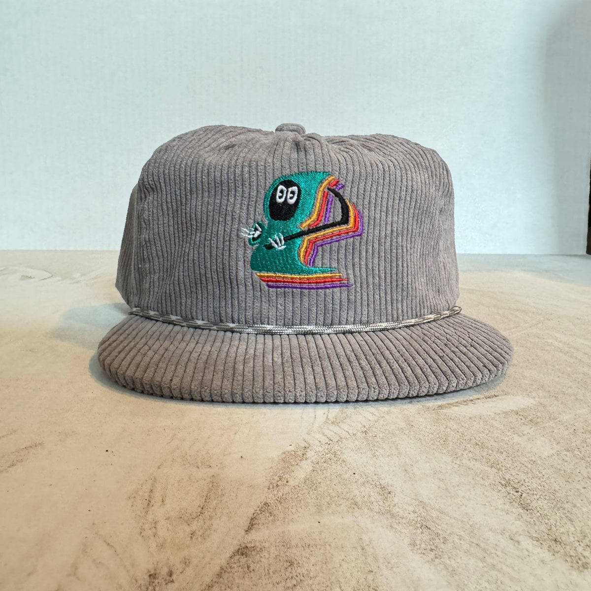 Display Hat Sale Corduroy Rope Grim Reaper Grey