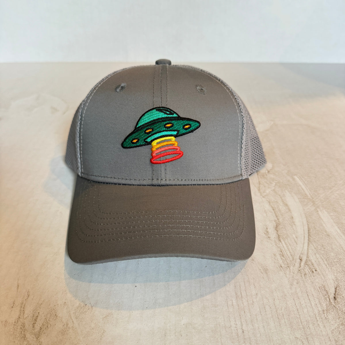 Display Hat Sale Trucker Better than a UFO Grey
