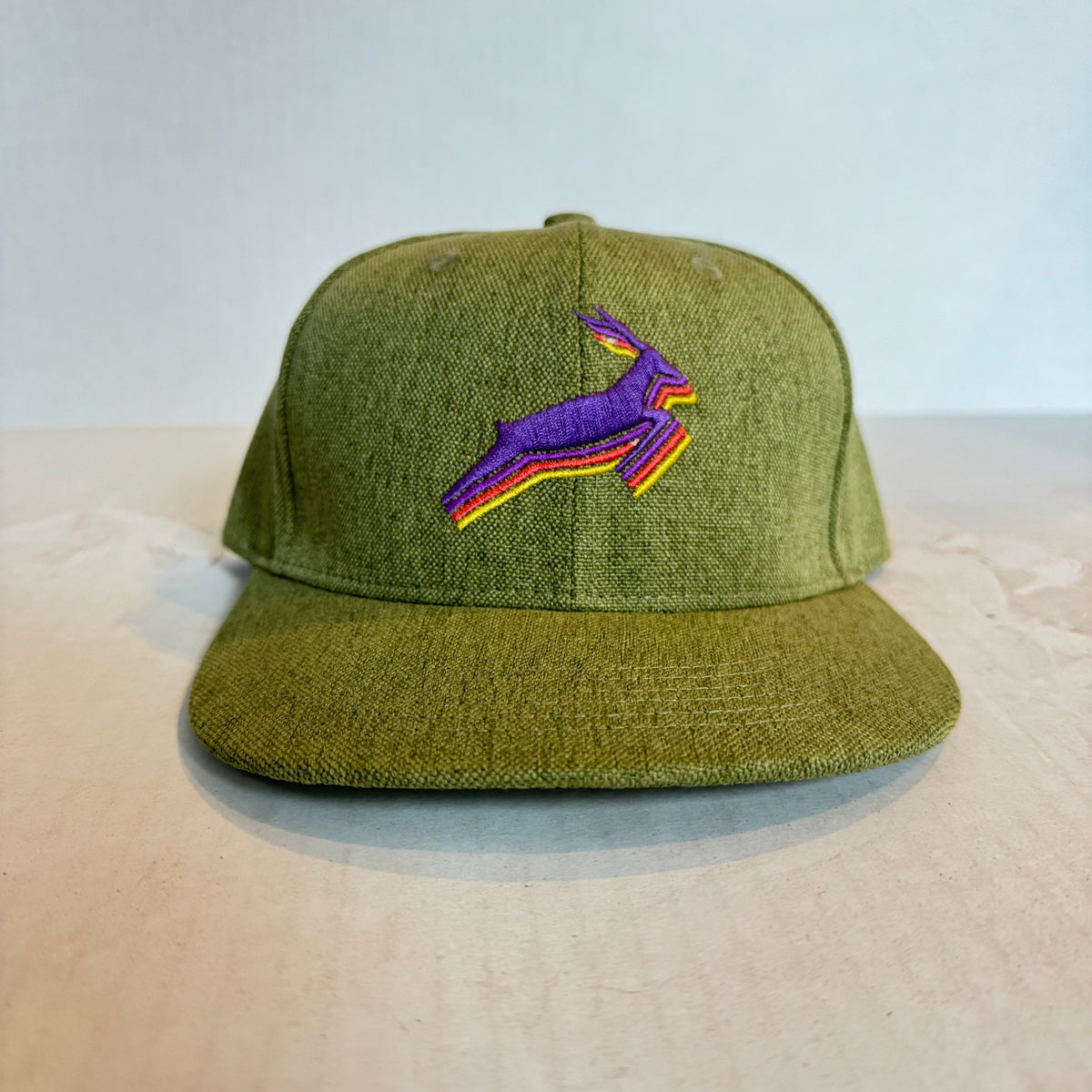 Display Hat Sale Structured Hemp Antelope Green