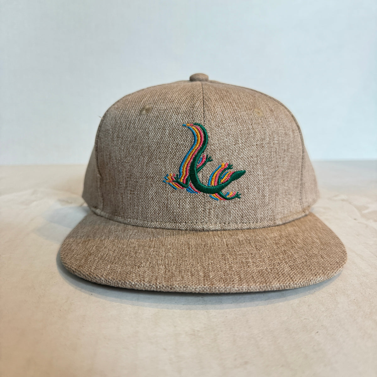 Display Hat Sale Structured Hemp Lizard Natural