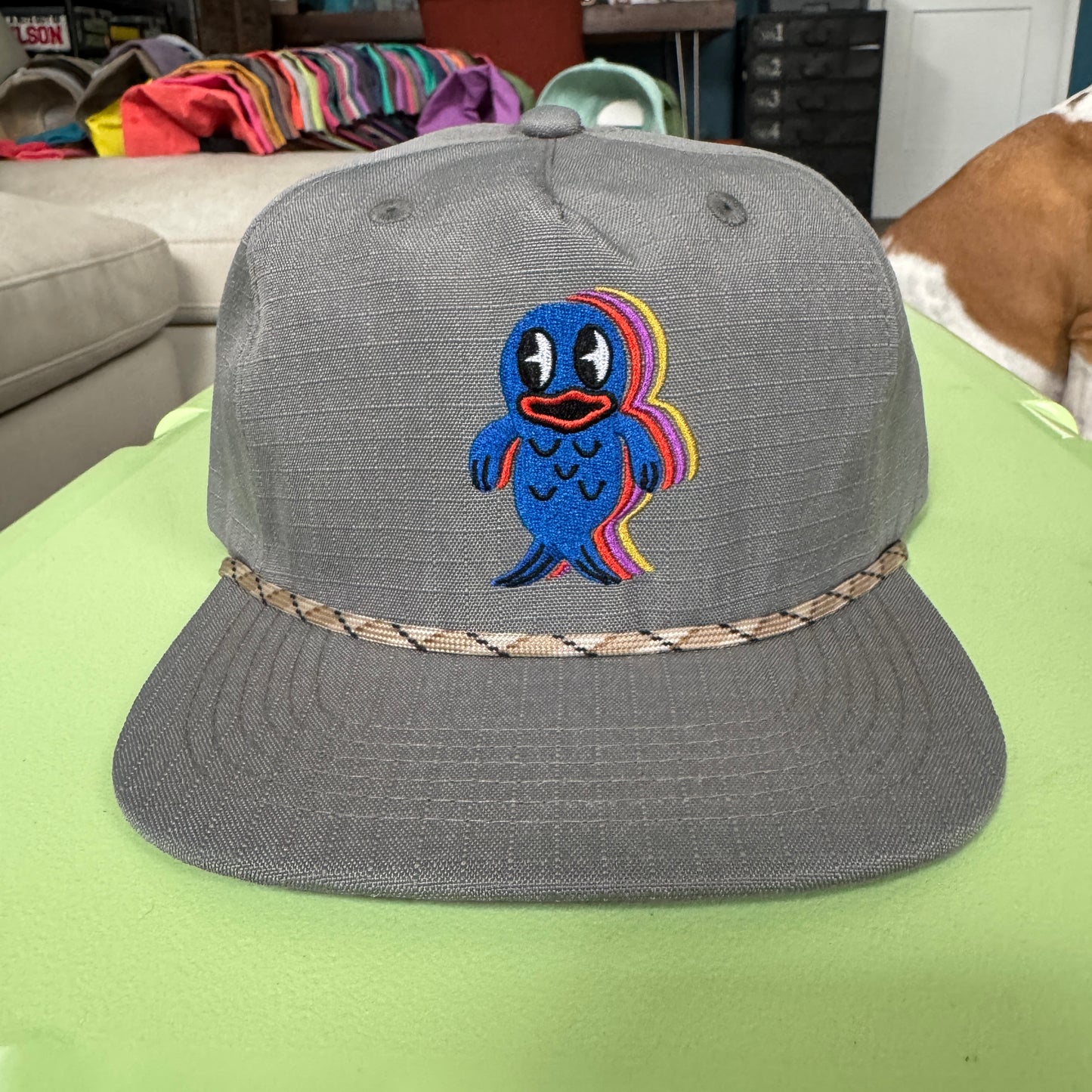 Gizz Fishie Hat in Grey - DISPLAY MODEL