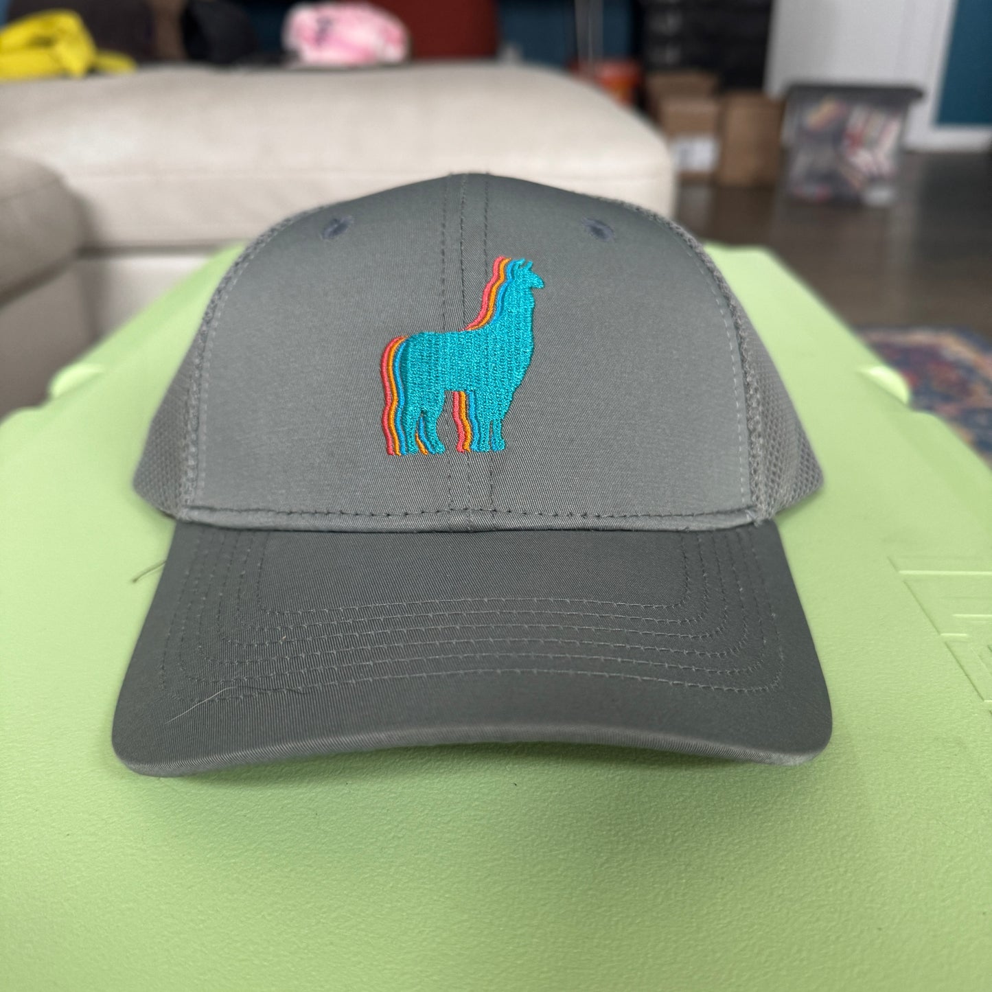 Phish Llama Trucker Hat in Grey - DISPLAY MODEL