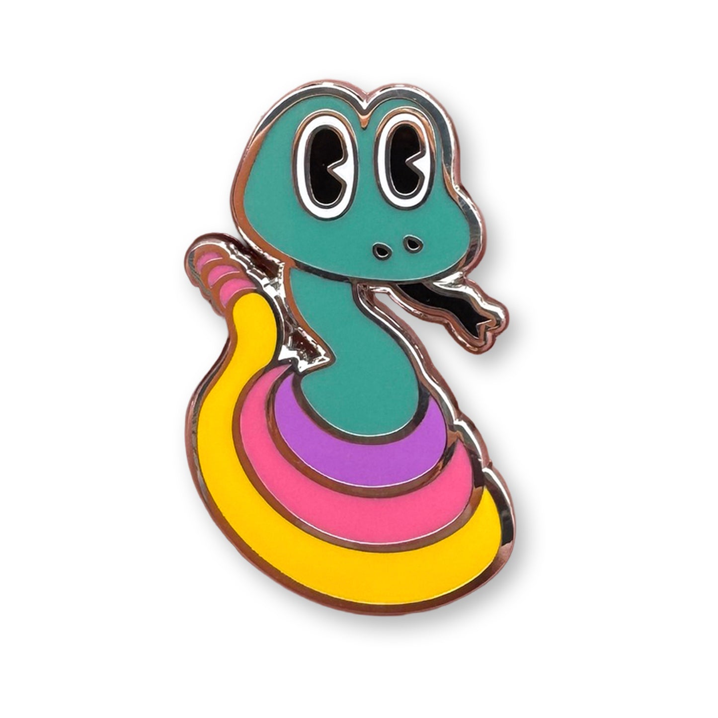 Rattlesnake Lapel Pin Tropical