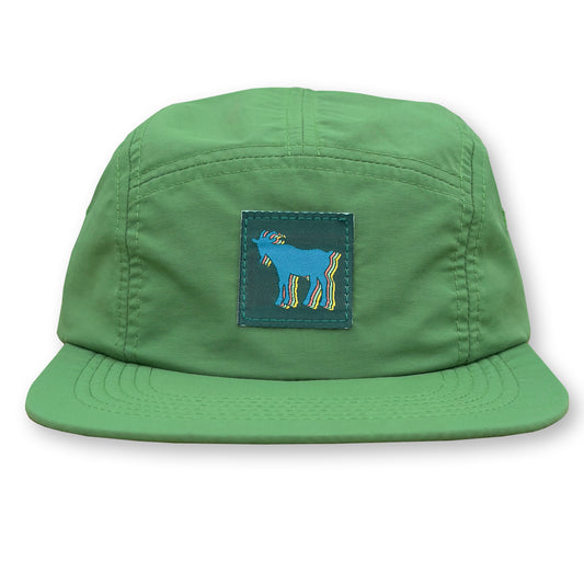 Billy Strings Goat Five Panel Camp Hat / Dad's Lawn Nylon with Montane Goat Patch