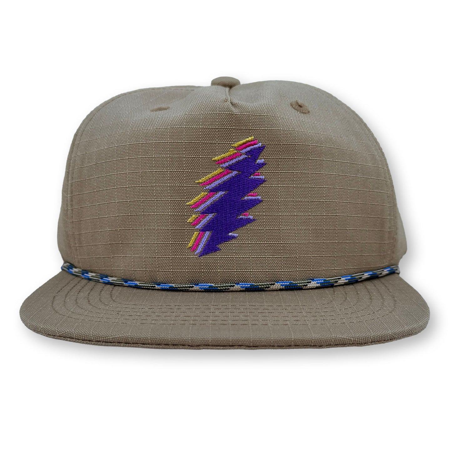 Bolt Rope Hat / Biscotti Ripstop Nylon with Acai Bowl Bolt