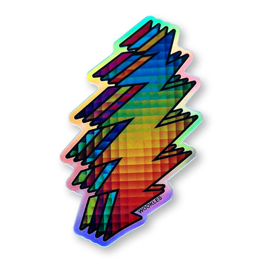 Bolt Holographic Sticker