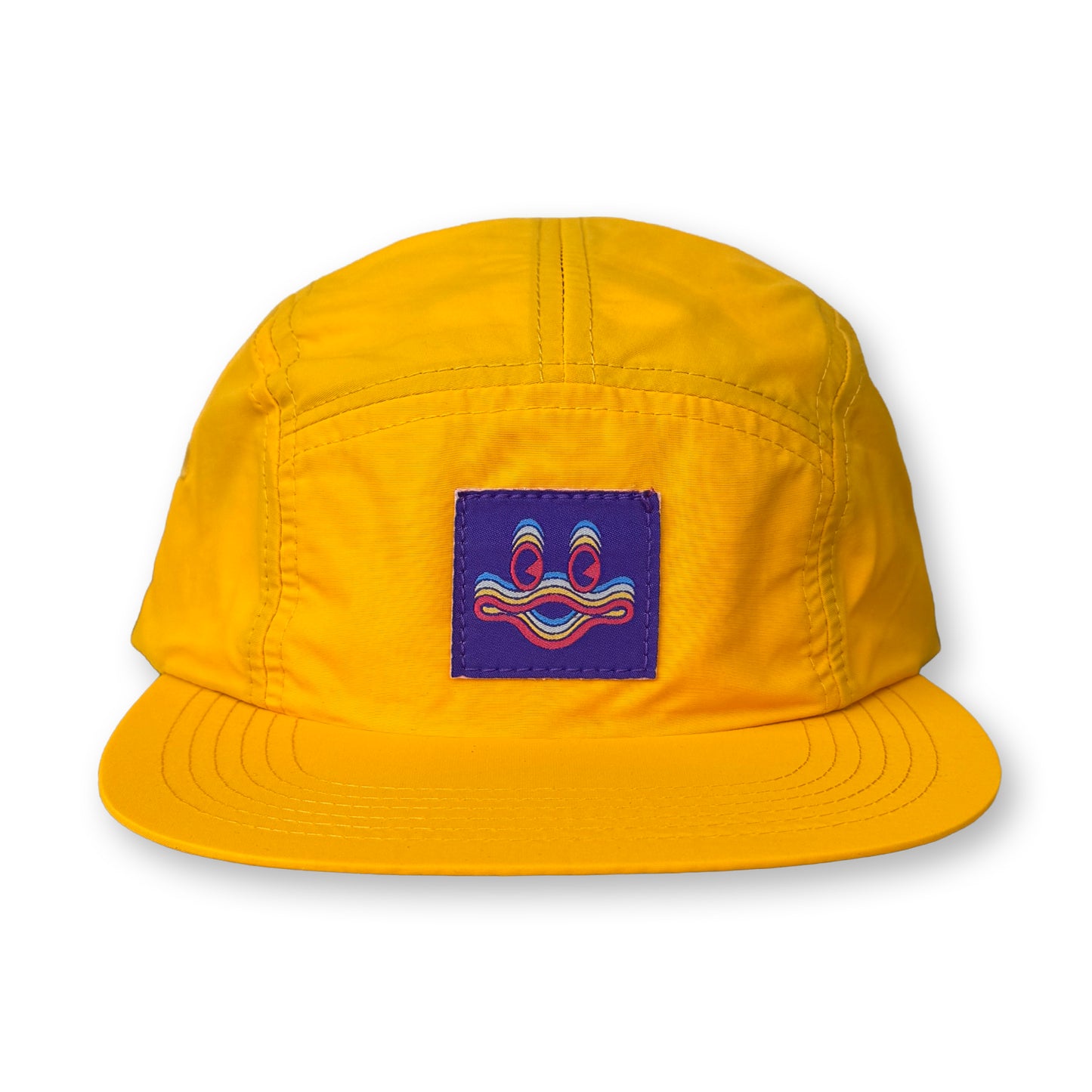 King Gizzard Cyboogie Five Panel Camp Hat / Buttercup Nylon with Gobstopper Cyboogie Patch