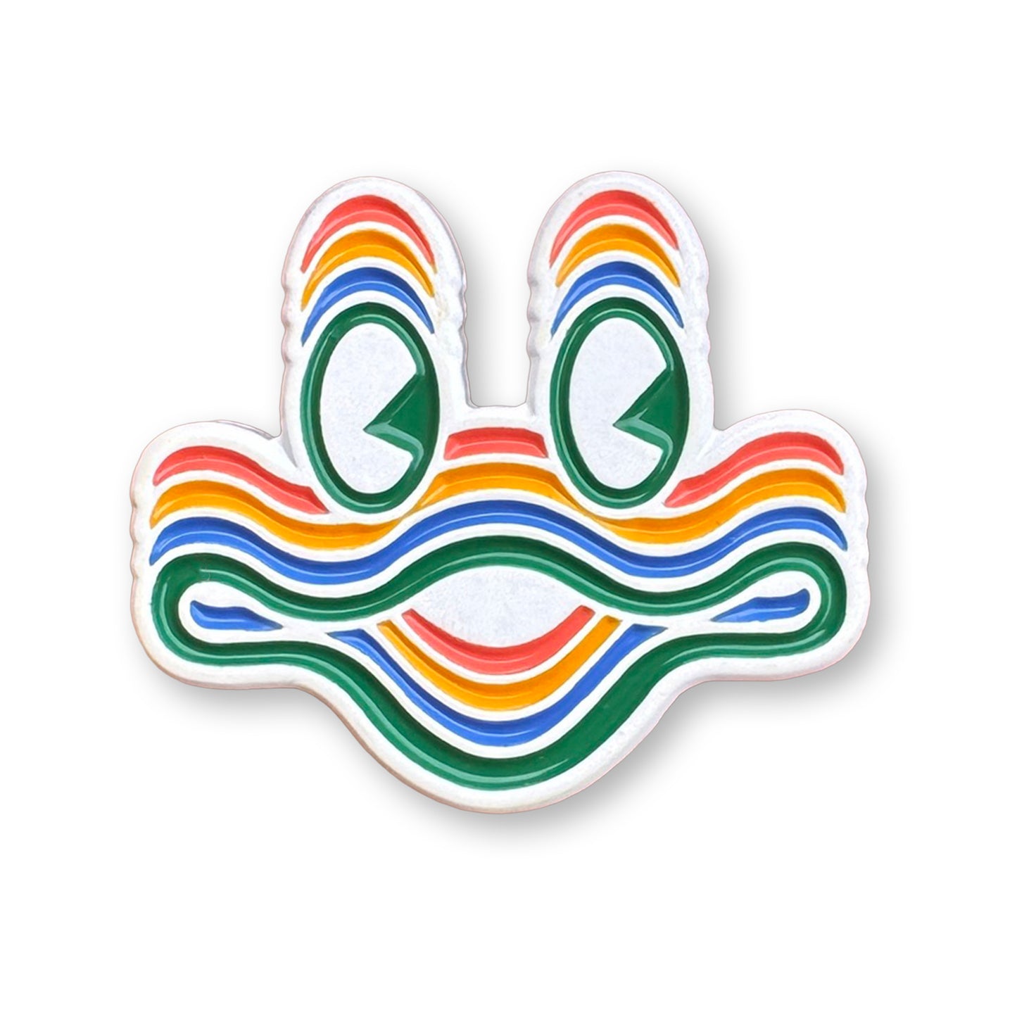 Cyboogie Lapel Pin Green Top