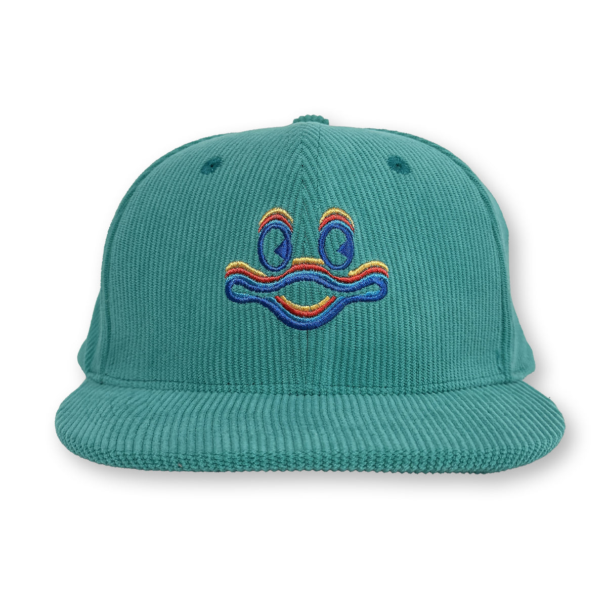 King Gizzard Cyboogie Corduroy Structured Hat / Alpine Lake Corduroy with Primaries Cyboogie