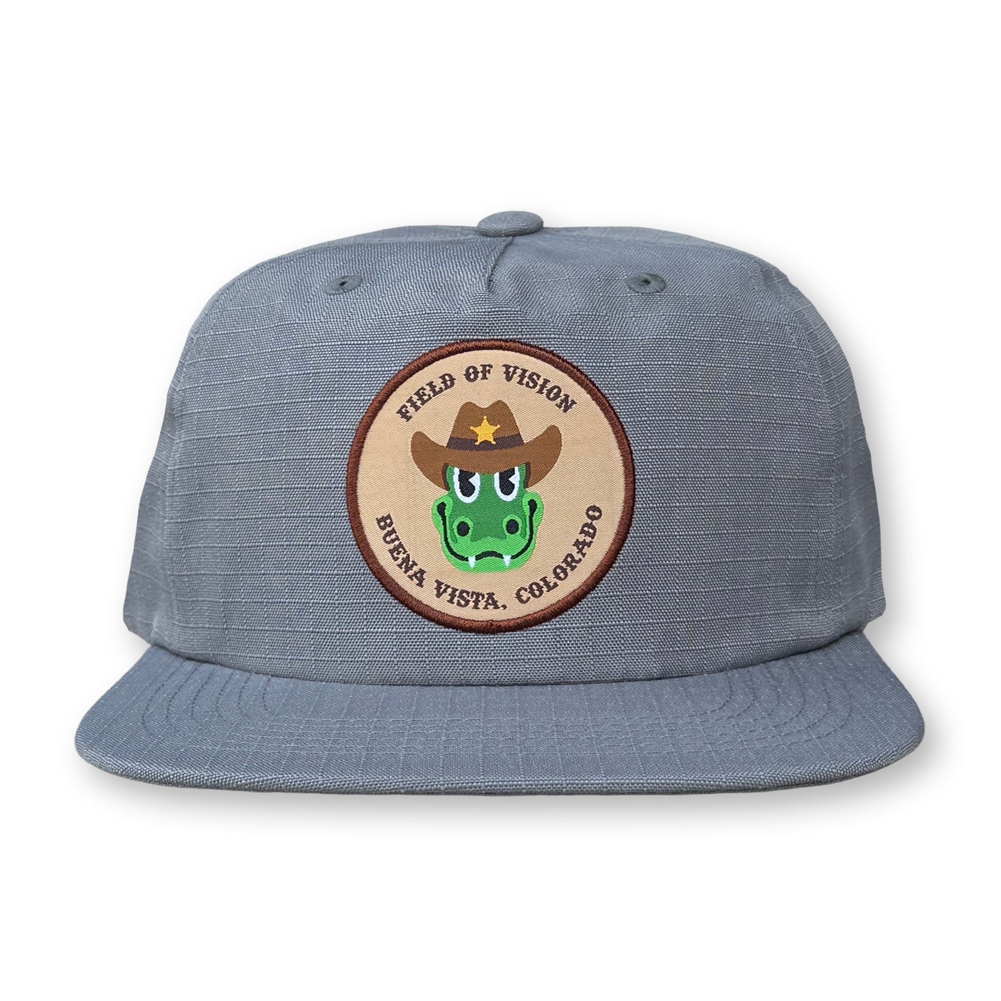 King Gizzard Field of Vision Rope Hat / Dolphin Ripstop Nylon with Western FOV Patch
