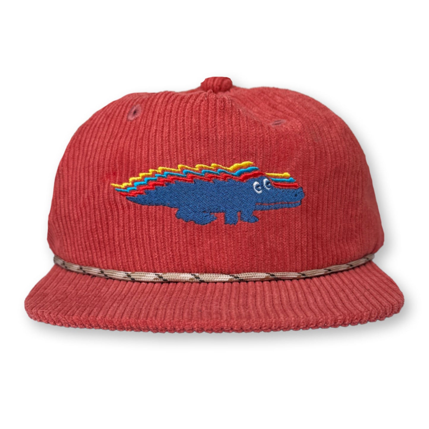 King Gizzard Rope Hat / Desert Rose Corduroy with Lil Tykes Gator