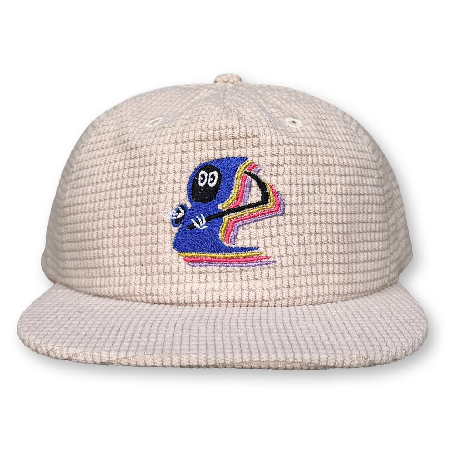 King Gizzard Microgrid Hat / Linen Microgrid with Sapphire Grim Reaper