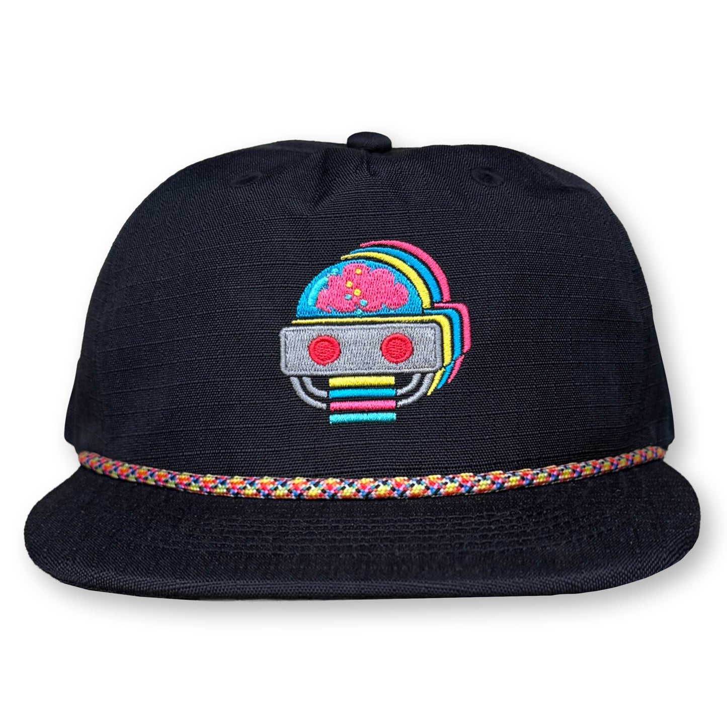 King Gizzard Rope Hat / Obsidian Ripstop Nylon with Candy Dots Han Tyumi