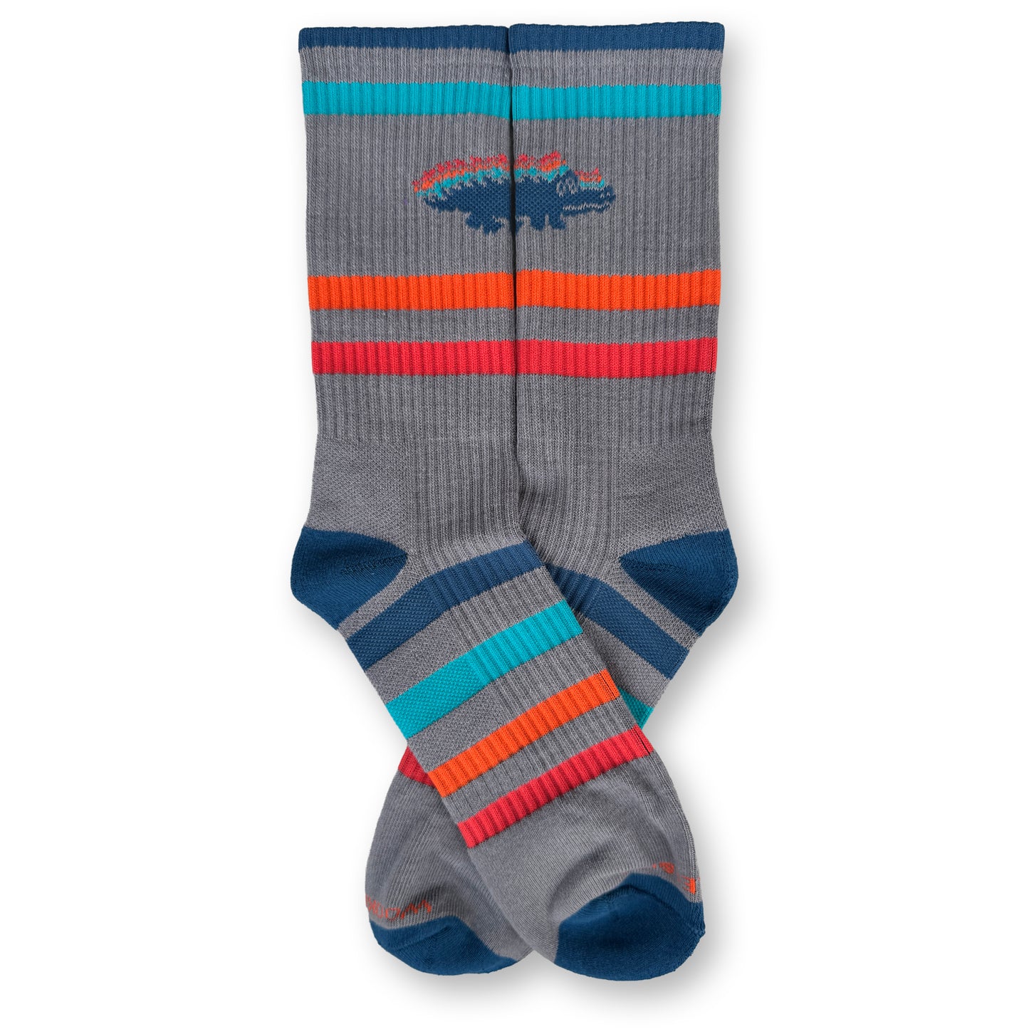 King Gizzard Sport Socks with Gizzy Gator in Grey