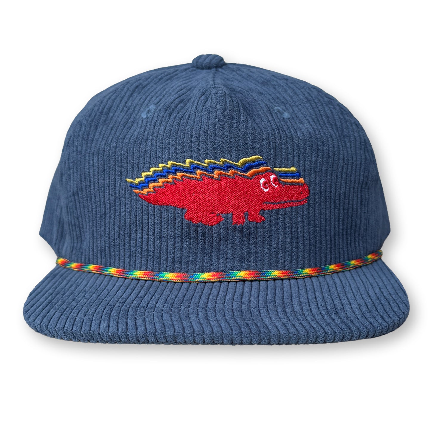 King Gizzard Rope Hat / Wave Corduroy with Cherry Gator
