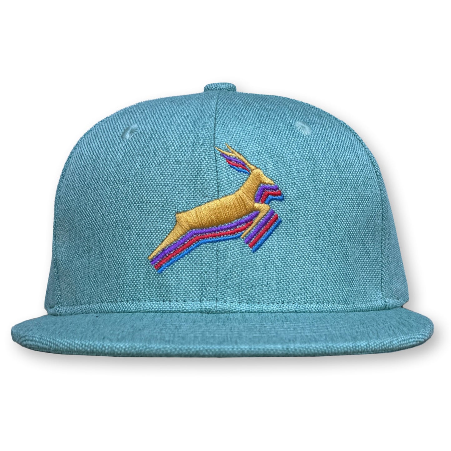 Antelope Hemp Hat / Seafoam Hemp with Chartreuse Antelope