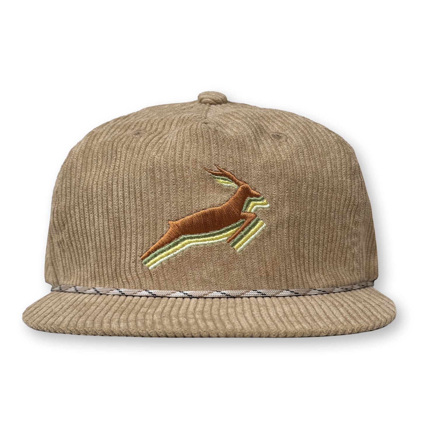 Antelope Rope Hat / Spelt Corduroy with Copper Antelope