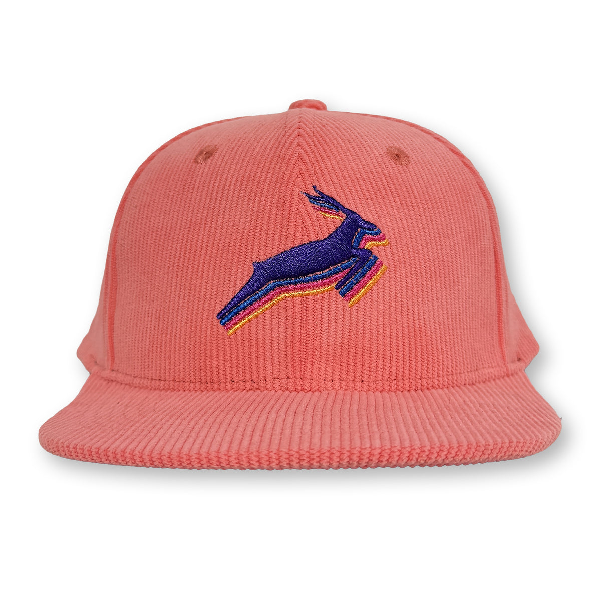 Antelope Corduroy Structured Hat / Hibiscus Corduroy with Violet Antelope