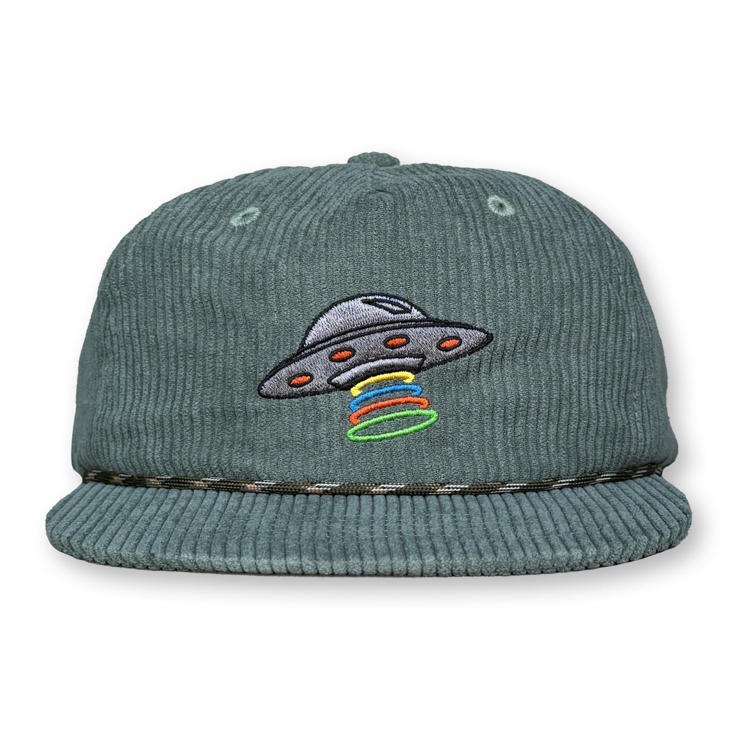 Better Than A UFO Rope Hat / Aloe Corduroy with Metallurgy UFO