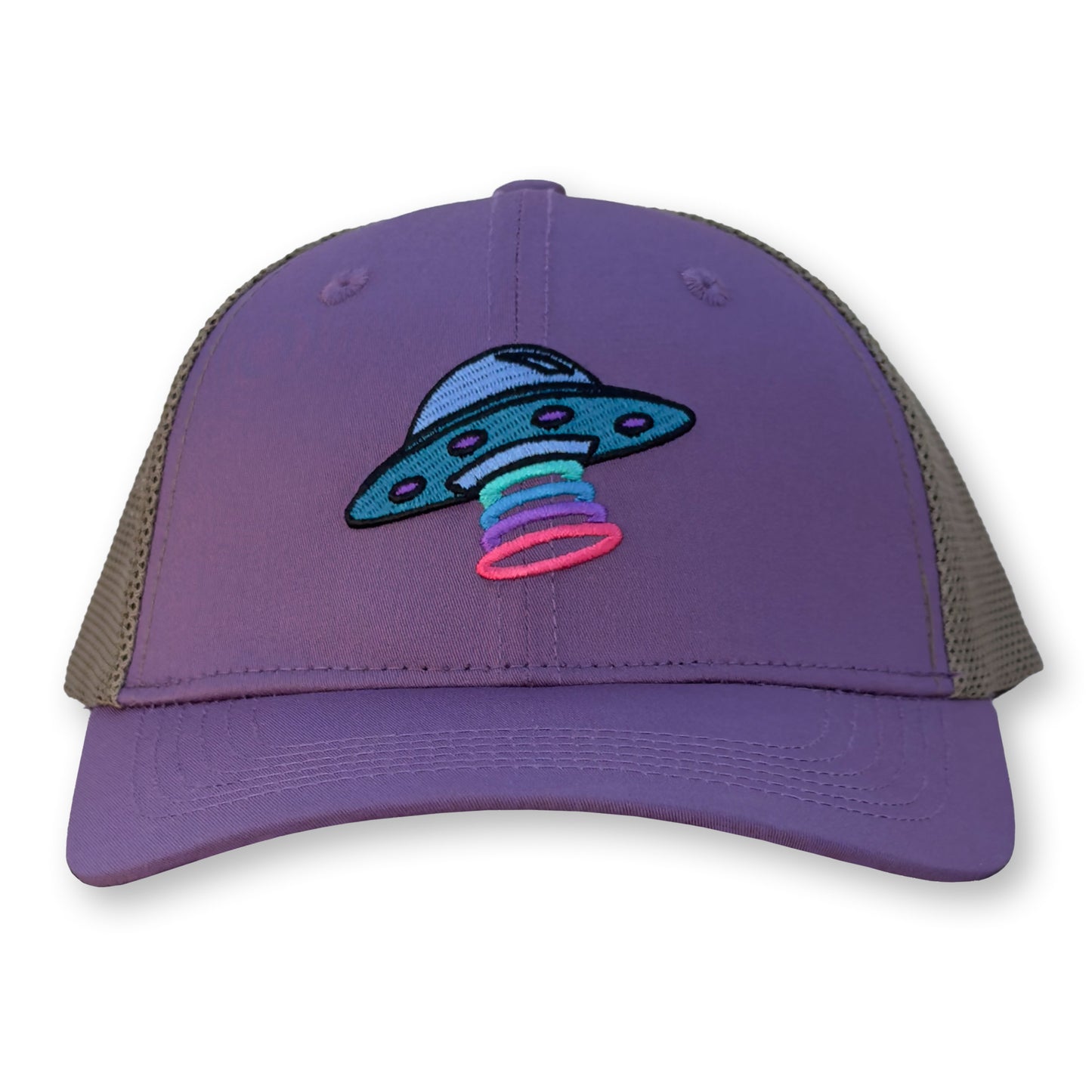 Better Than A UFO Trucker Hat / Flox Polycotton Blend with Oat Mesh and Neptune UFO