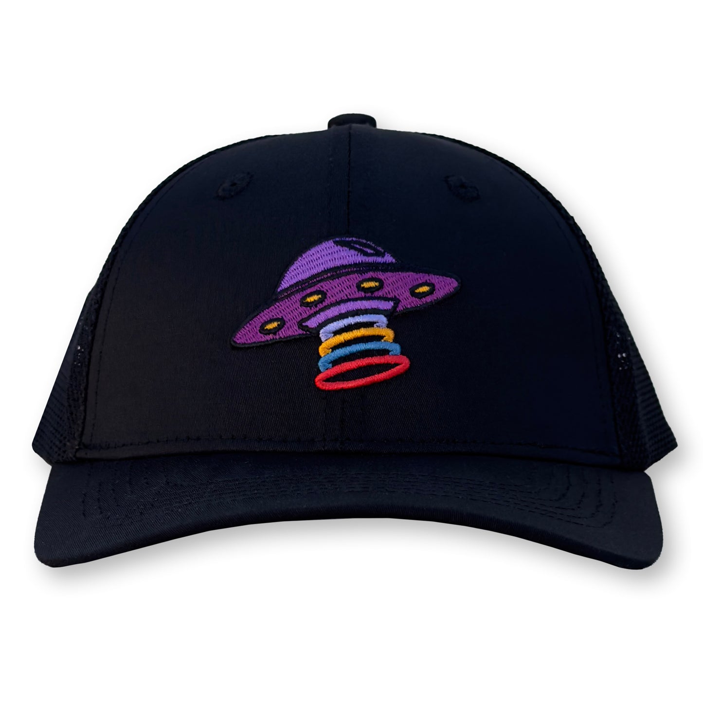 Better Than A UFO Trucker Hat / Mamba Polycotton Blend with Noir Mesh and Nebula UFO