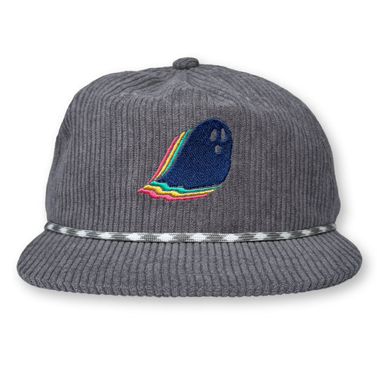 Ghost Rope Hat / Squirrel Corduroy with Boat Drinks Ghost