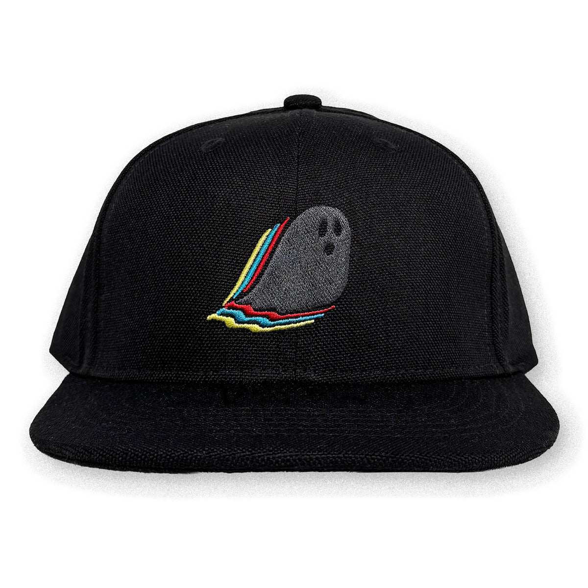 Ghost Hemp Hat / Coal Hemp with Playmobile Ghost