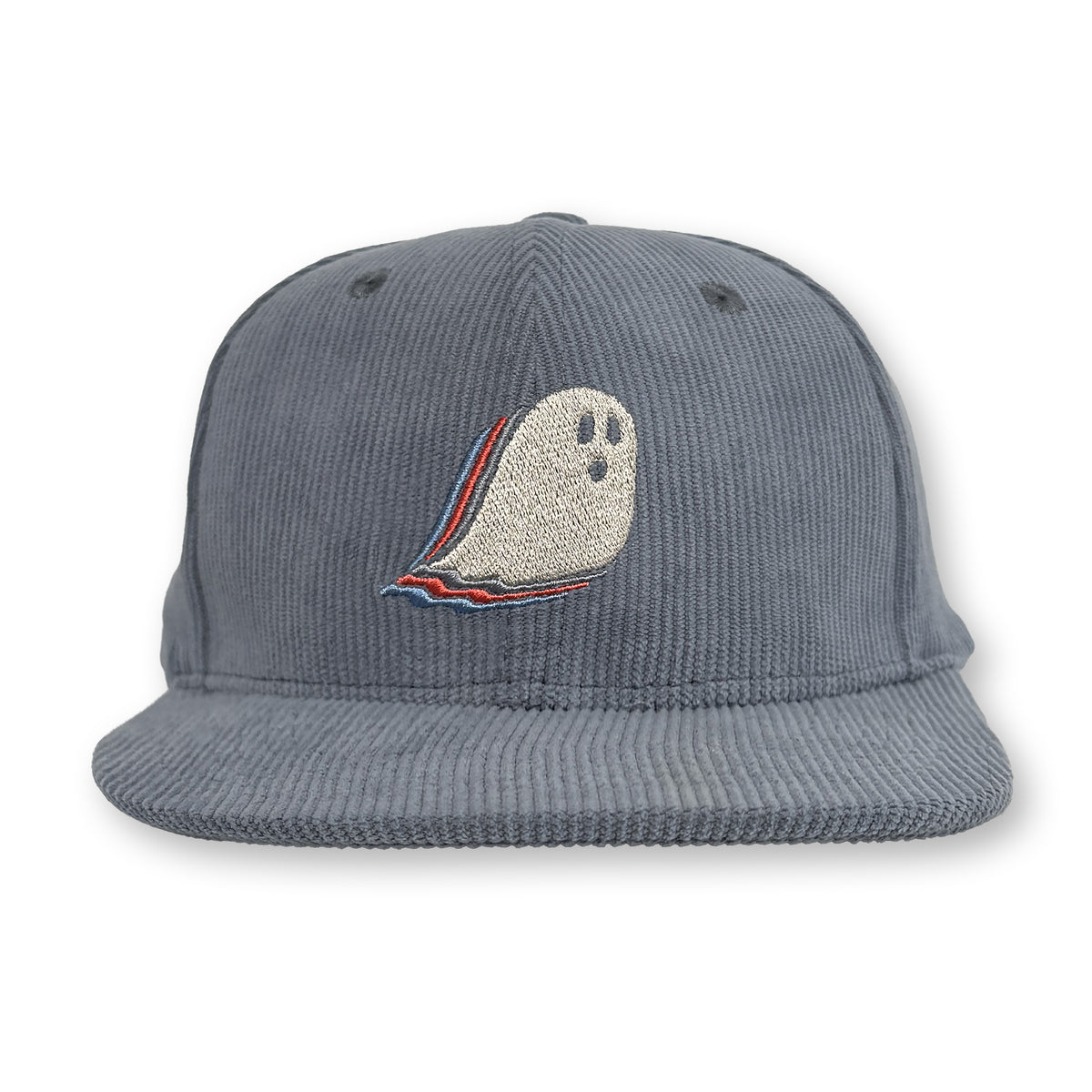 Ghost Corduroy Structured Hat / Pale Blue Corduroy with Preppy Ghost