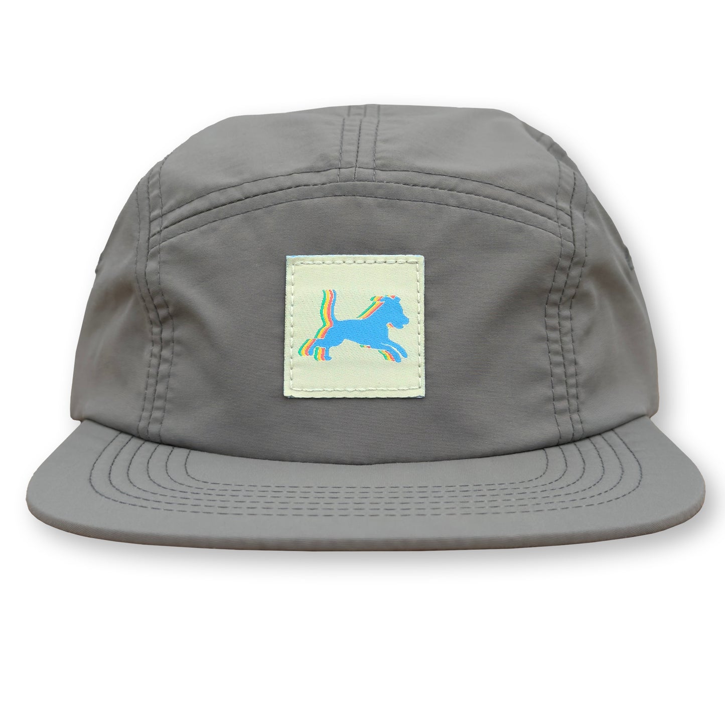 Runaway Jim Five Panel Camp Hat / Eeyore Nylon with Fountain Dog Patch