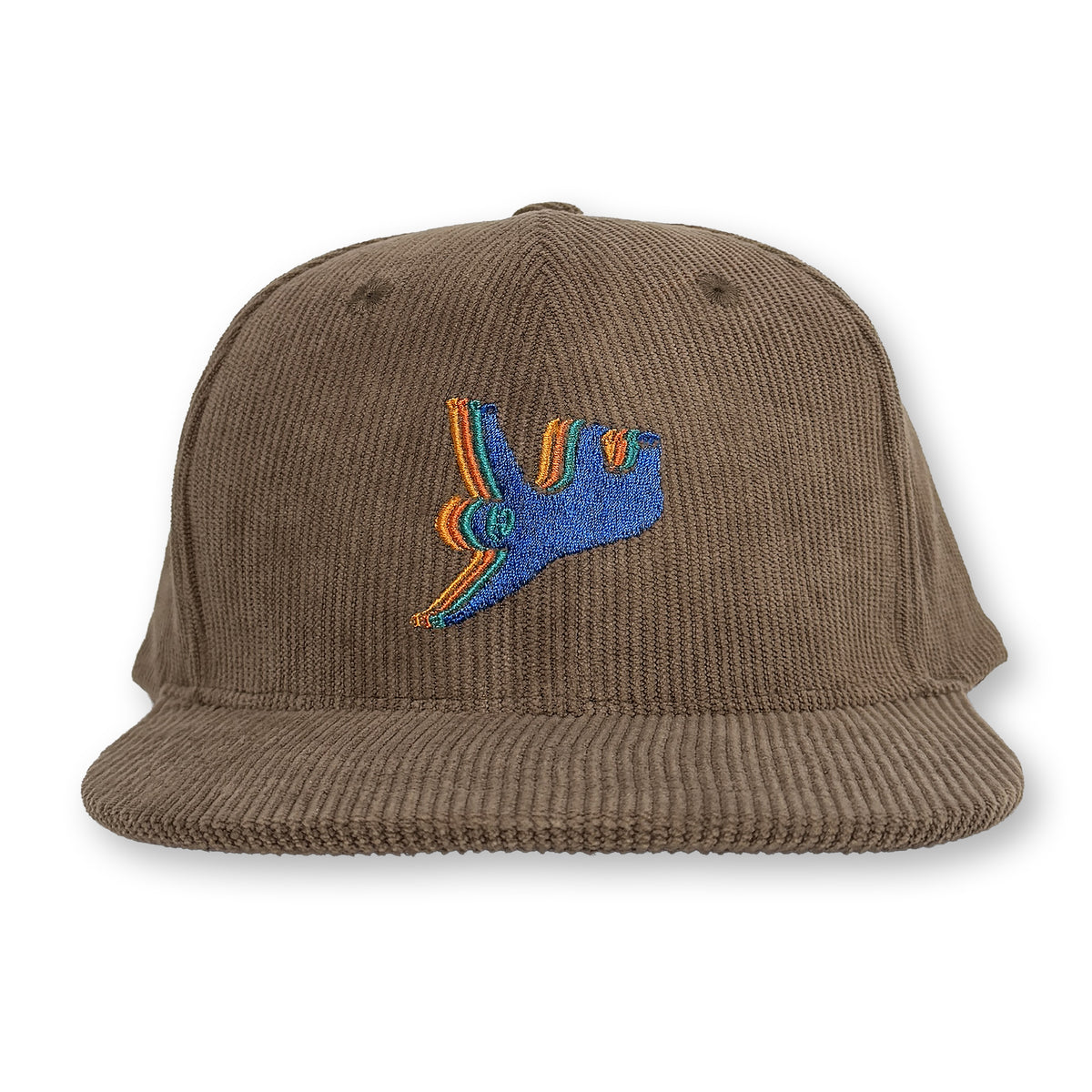 Sloth Corduroy Structured Hat / Nutshell Corduroy with Fall Creek Sloth