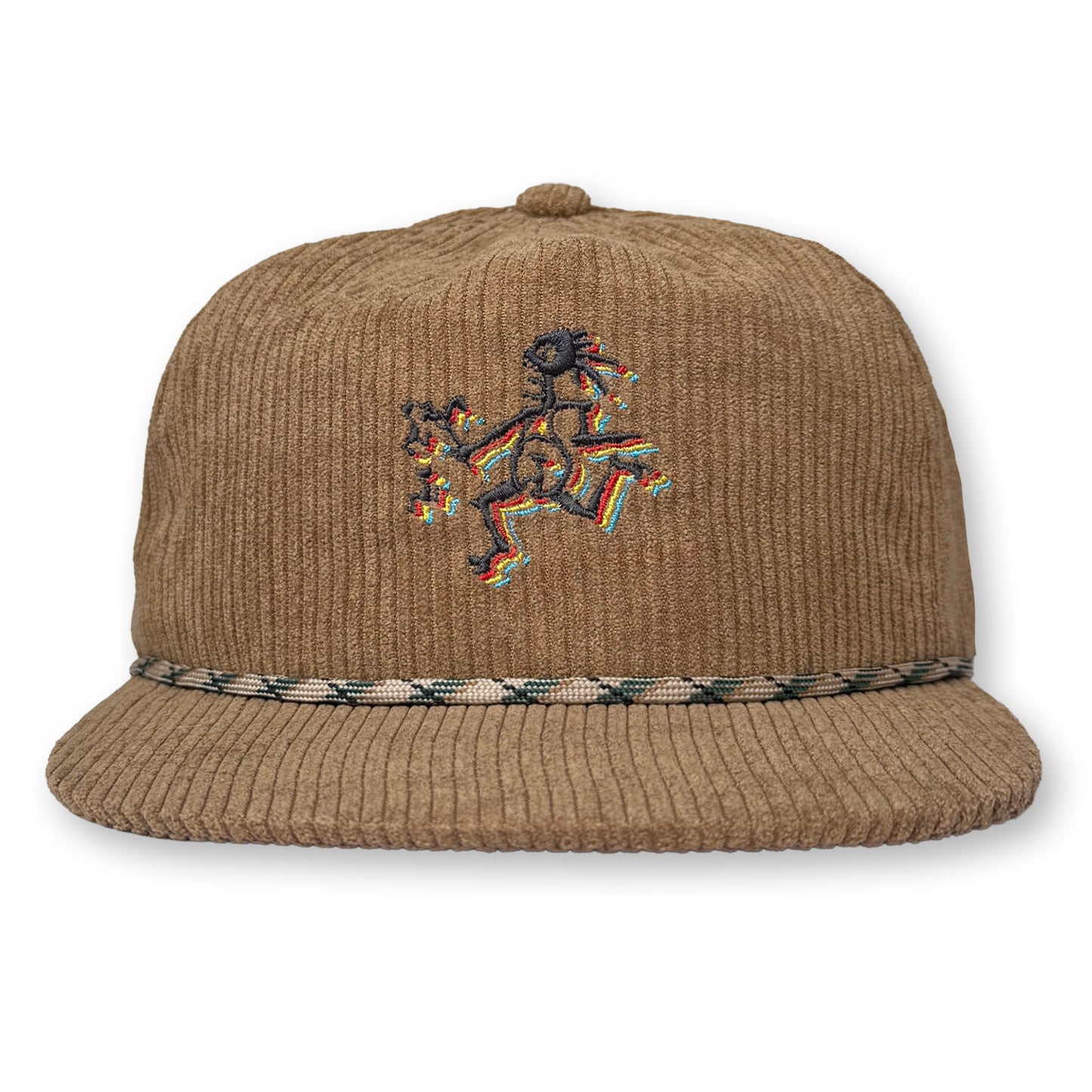Widespread Panic Rope Hat / Fawn Corduroy with Playmobile Note Eater