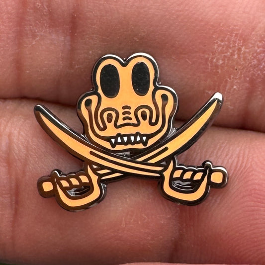 Jolly Gizzy Lapel Pin Orange