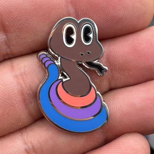 Rattlesnake Lapel Pin Psychedelic Dirt