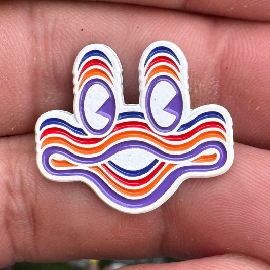 Cyboogie Lapel Pin Purple Top