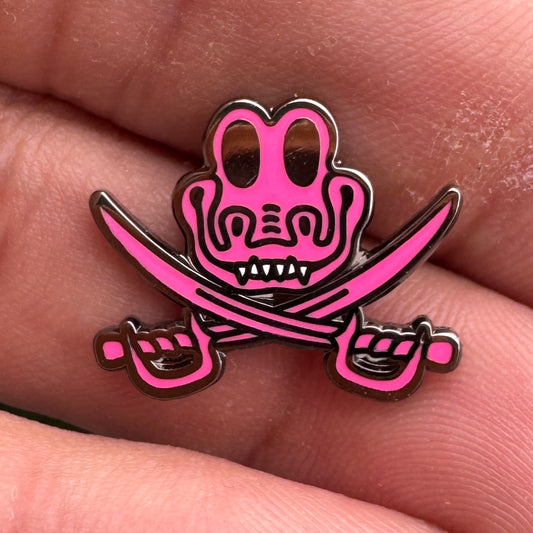 Jolly Gizzy Lapel Pin Pink