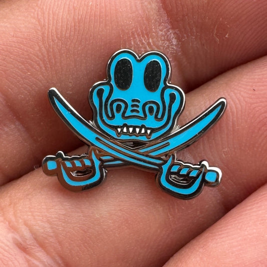 Jolly Gizzy Lapel Pin Blue