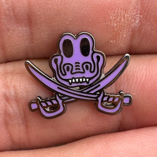 Jolly Gizzy Lapel Pin Purple