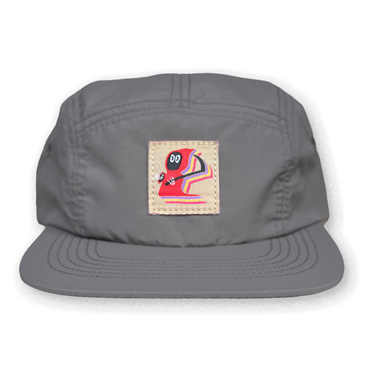 King Gizzard Five Panel Camp Hat / Putty Nylon with Level 5 Grim Reaper Patch