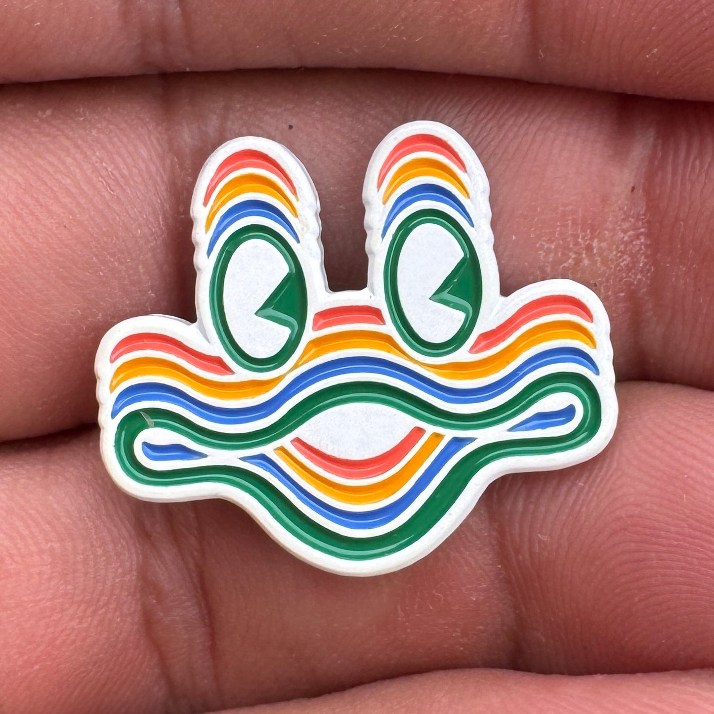 Cyboogie Lapel Pin Green Top