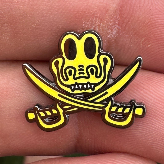 Jolly Gizzy Lapel Pin Yellow